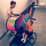 見知らぬ少年に「感謝の気持ち」難病の息子をかかえる母のメッセージ